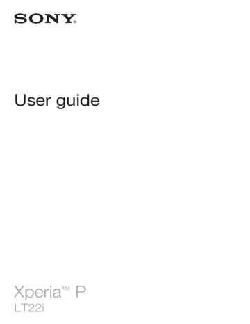 Sony 1261-4174 Manual pdf manual